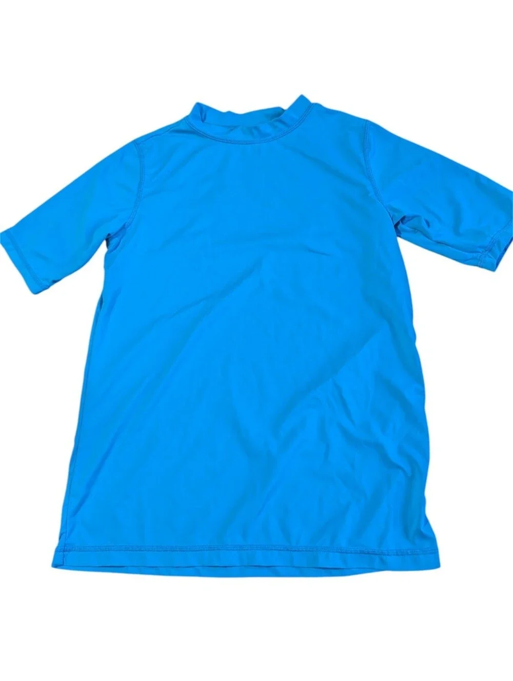 Wonder Nation Boys Turquoise Swim Rashguard
